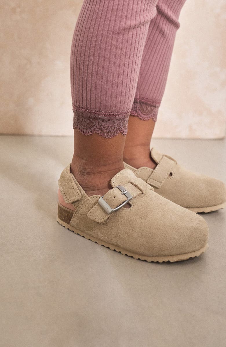 NEXT Kids' Frill Hem T-Shirt & Leggings Set, Alternate, color, Purple