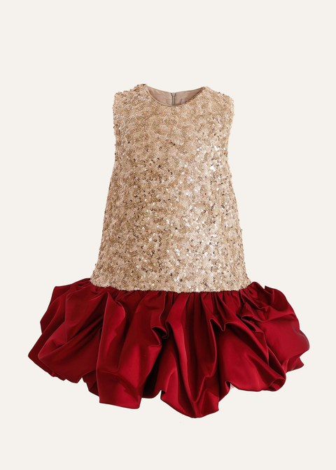 Ruffles & Gleam Dress (Toddler, Little Kid & Big Kid)