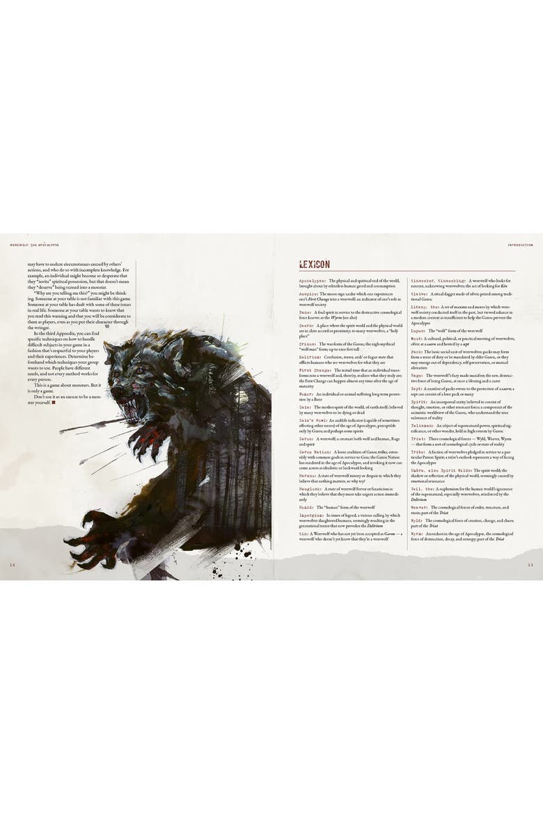 Werewolf The Apocalypse 5Th Edition Core Rulebook Hardcover Rpg Book, Alternate, color, Multicolored