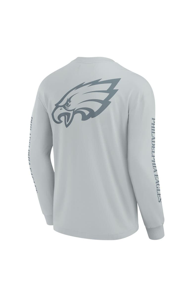 FANATICS Unisex Fanatics Gray Philadelphia Eagles Elements Strive Long Sleeve T-Shirt, Alternate, color,