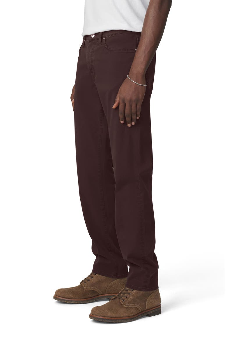 The Brixton Slim Straight Leg Twill Pants, Alternate, color, MULCH
