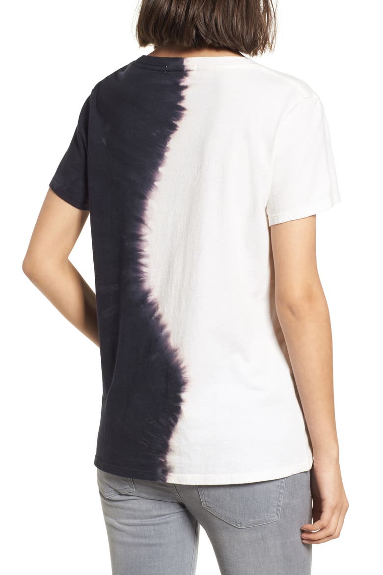 Good Mood Tie Dye Tee, Alternate, color, BLACK/ WHITE