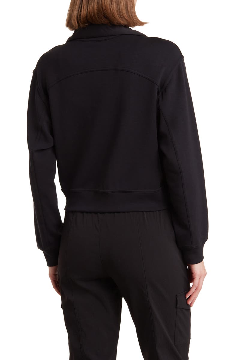 YOGALICIOUS Softlite Scuba Zoie Crop Jacket, Alternate, color, 