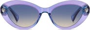 Kurt Geiger London 52mm Gradient Oval Sunglasses