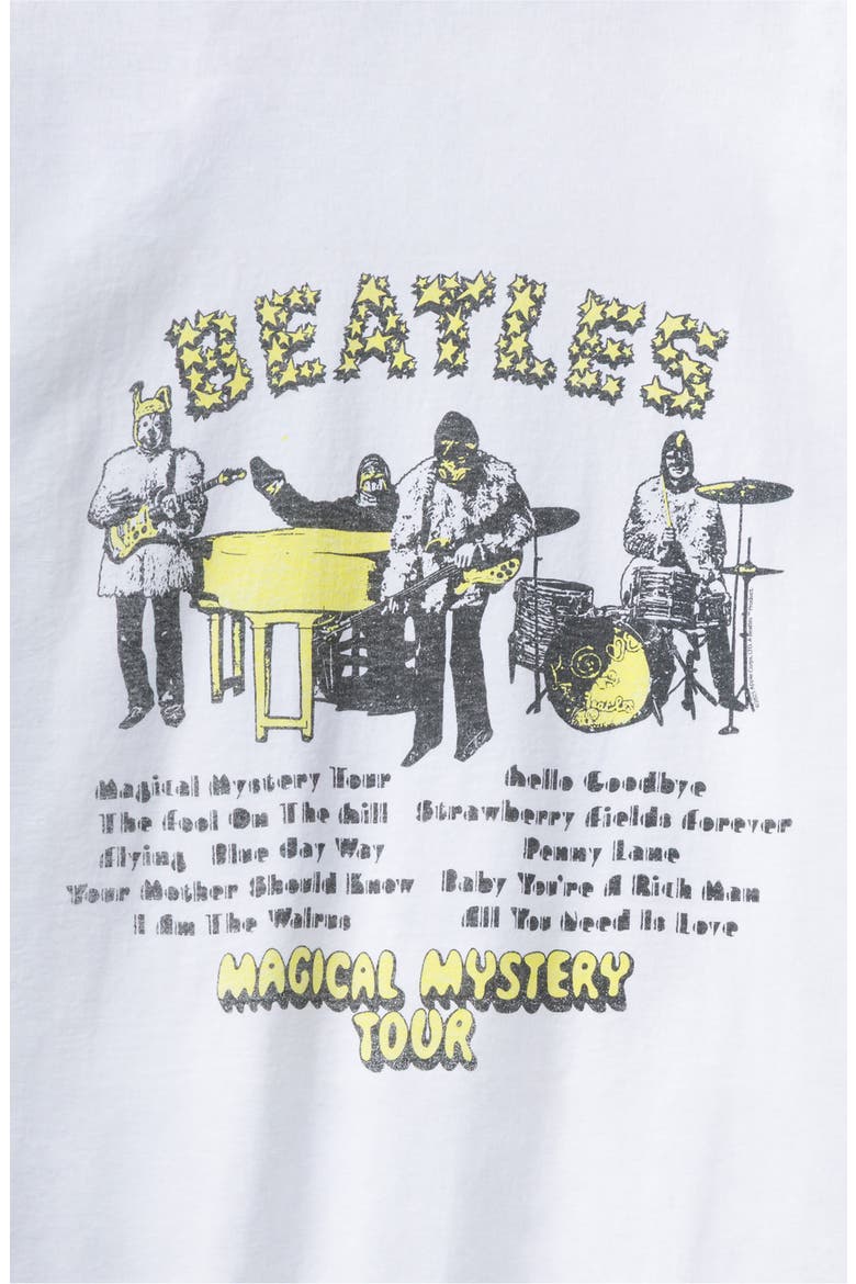 Beatles Magical Mystery Tour Graphic T-Shirt, Alternate, color, WHITE