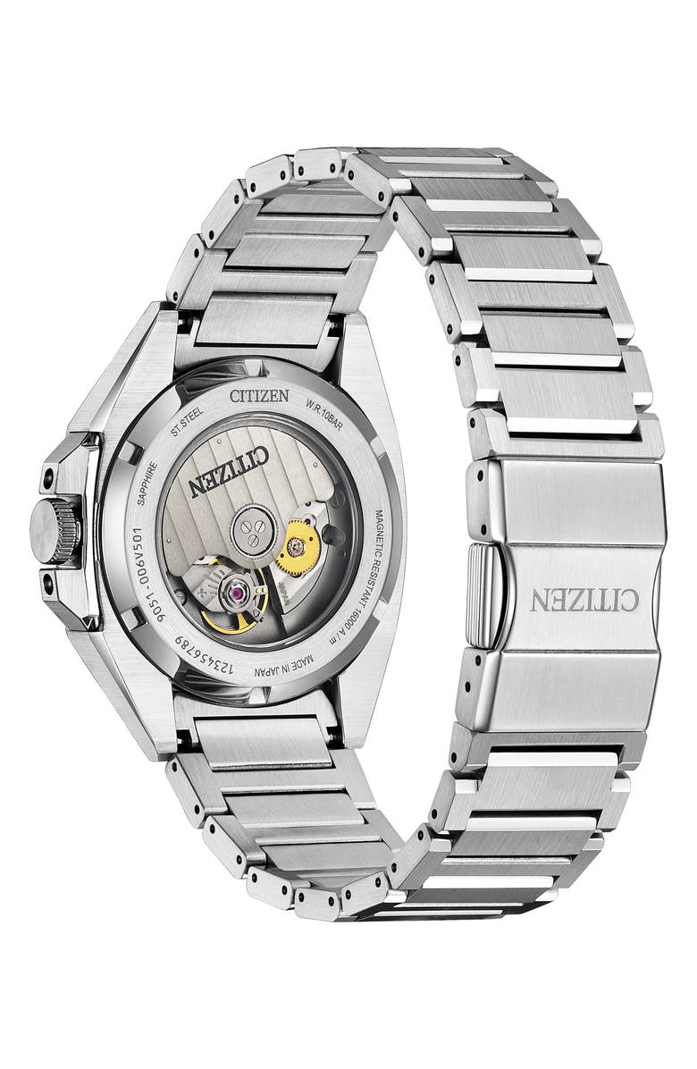 Citizen Series8 831 Automatic Bracelet Watch, 40mm, Alternate, color, Green/ Silver-Tone