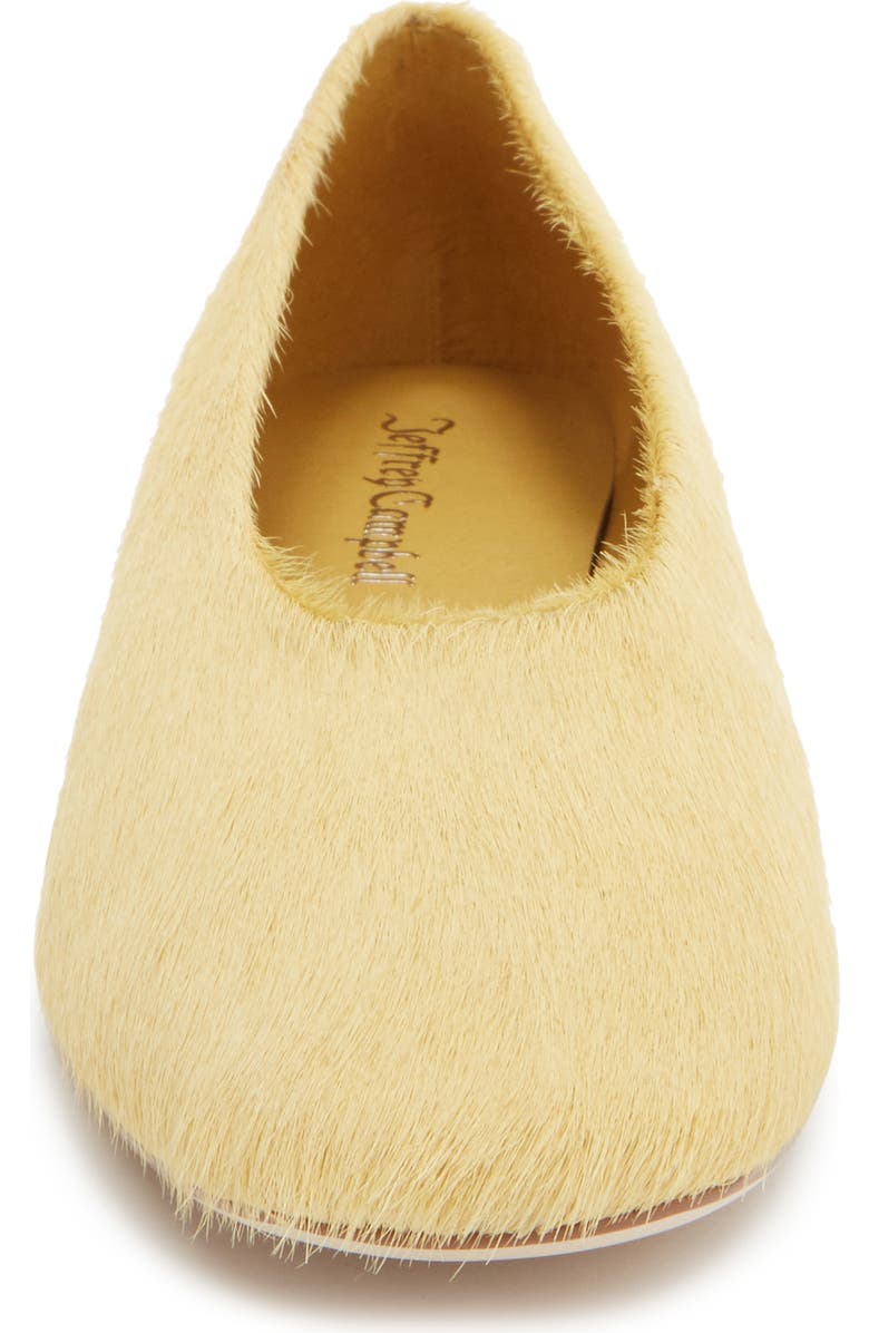 Jeffrey Campbell Trustee Genuine Calf Hair Pump, Alternate, color, Yellow Longhair