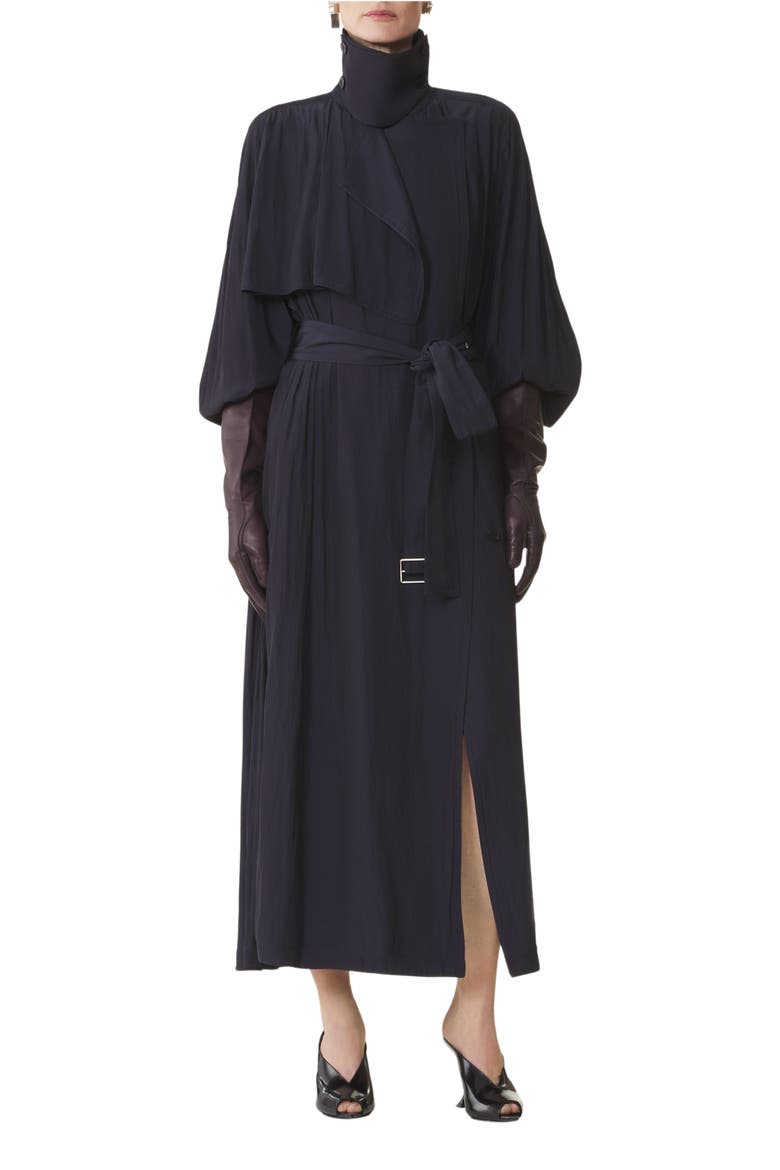 Trench In Charmeuse, Main, color, Montana