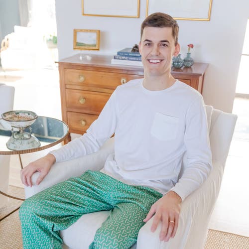 Lila And Hayes Hangout Pant In Green