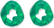 COMPLETEDWORKS Scrunched Resin Stud Earrings