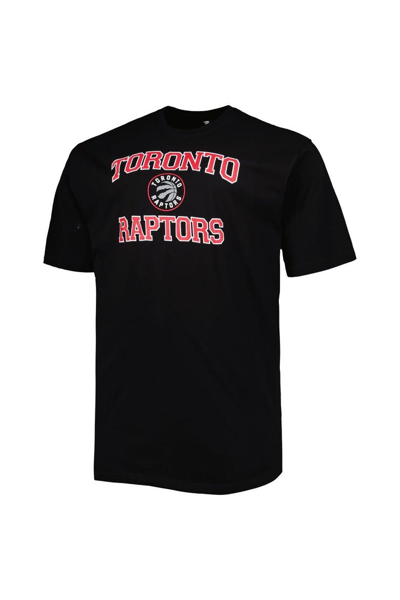 Men's Black Toronto Raptors Big & Tall Heart & Soul T-Shirt, Alternate, color, Black