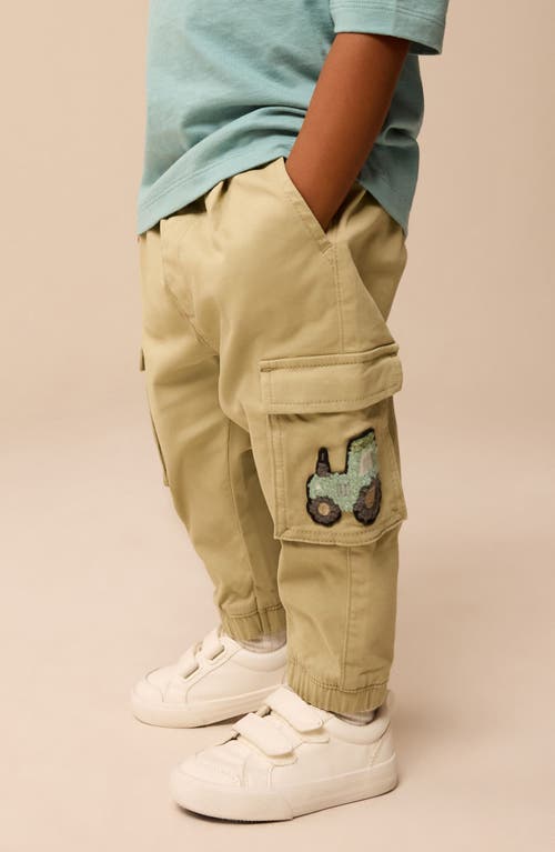 Next Kids' Digger Cargo Sweatpants In Green
