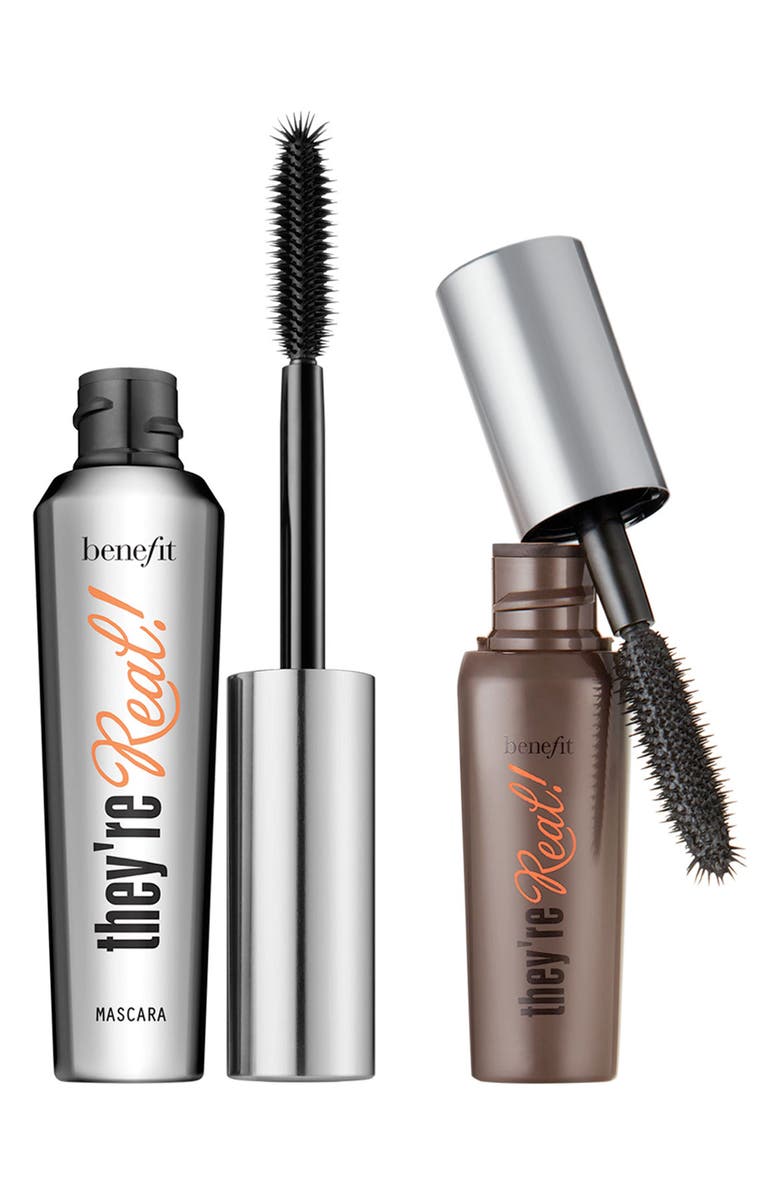 Benefit Cosmetics Benefit They're Real! Lengthening & Volumizing Mascara Duo, Main, color,