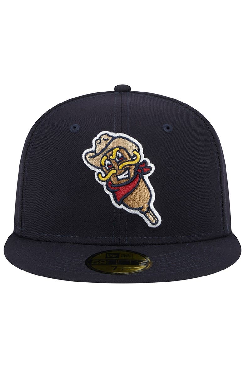 Men's New Era Navy Frisco RoughRiders Theme Nights Frisco Corny Dogs  59FIFTY Fitted Hat, Alternate, color, Navy