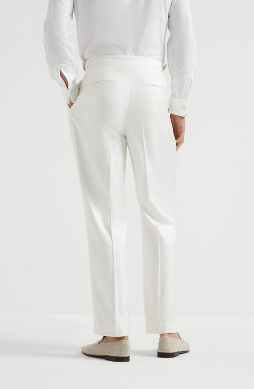 Brunello Cucinelli Tuxedo Trousers With Pleats