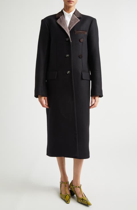 Double Splittable Wool Coat