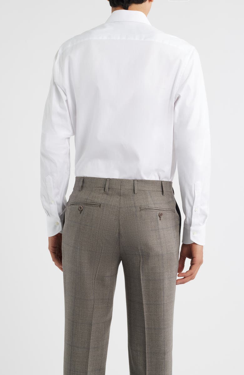 Canali Regular Fit Dress Shirt, Alternate, color, White