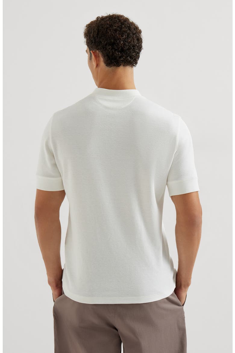 Cotton jersey T-shirt, Alternate, color, Off-White