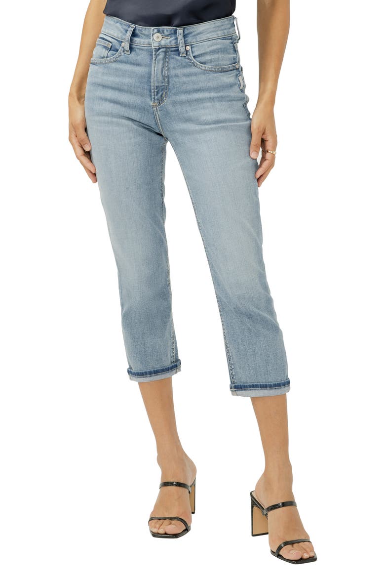 Avery Curvy High Waist Capri Jeans, Main, color, ORLANDO