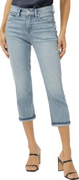 Silver Jeans Co. Avery Curvy High Waist Capri Jeans
