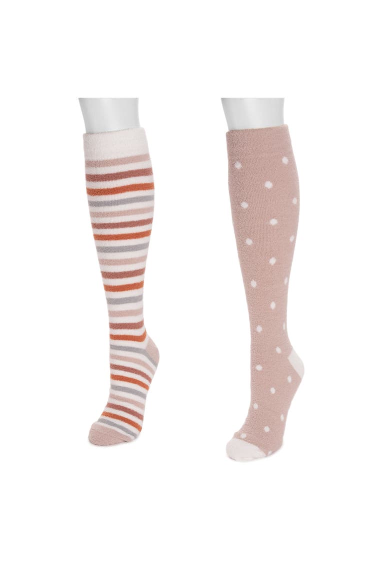 Compression Cozy Tall Sock 2 Pair Pack, Alternate, color, Soft Pink Pack