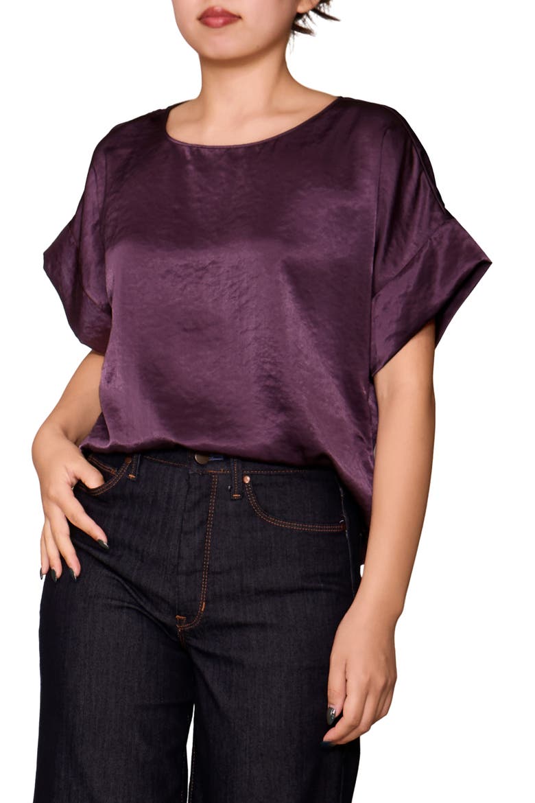 Dolman Sleeve Top, Alternate, color, PURPLE