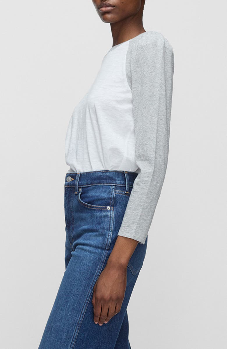 Veronica Beard Mason Colorblock Baseball T-Shirt, Alternate, color,