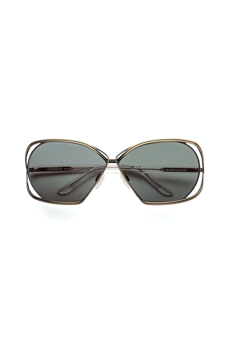 Birdcage | Polarized Sunglasses, Main, color, Polished Rose Gold