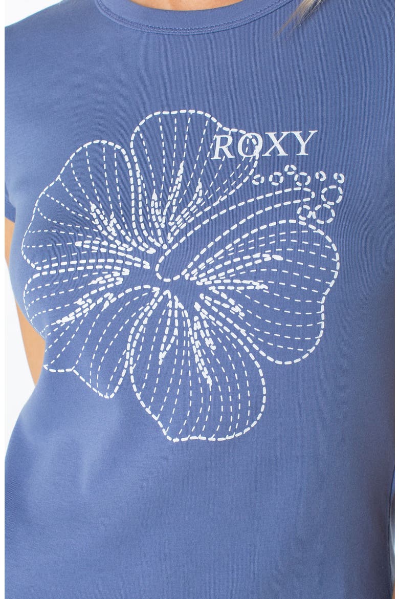 Stitched Bloom Graphic 90s Baby T-Shirt, Alternate, color, WILD WIND