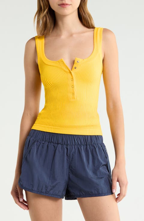 Intimately FP Clean Slate Henley Tank