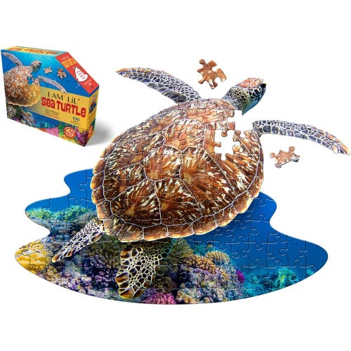 Madd Capp Lil SEA Turtle Jigsaw Puzzle, 100 Pieces in Multicolored  product