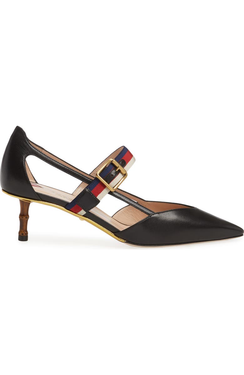 Gucci Stripe Pump, Alternate, color,