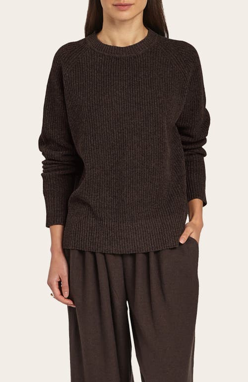 Oyun Romy Ribbed Crew In Espresso