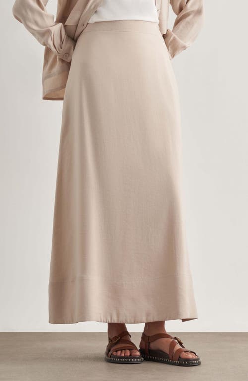 Mizalle Maxi Skirt In Neutral