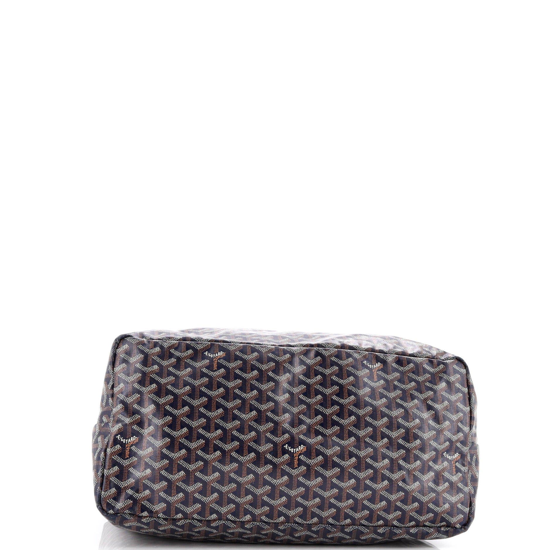 Pre-Owned Goyard Saint Louis Tote Coated Canvas GM, Alternate, color, Blue