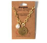 Fair Anita Zodiac Star Sign Necklace - Scorpio