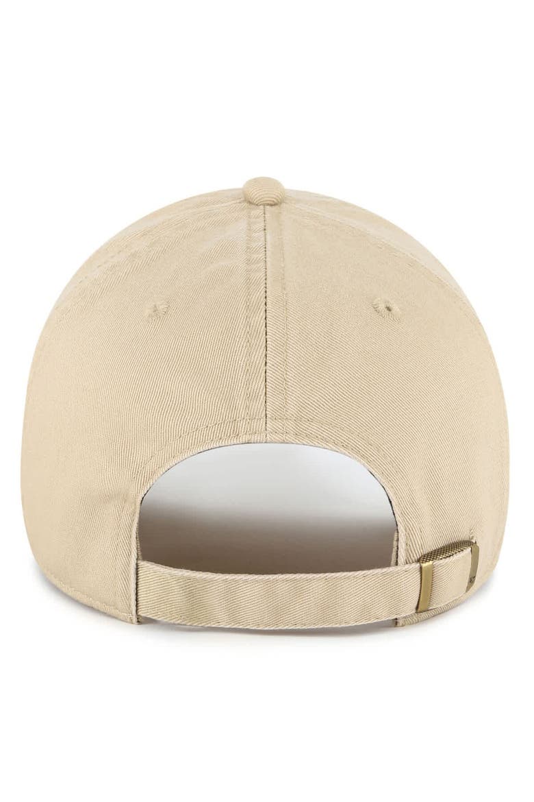 Men's '47 Tan Oklahoma Sooners Clean Up Adjustable Hat, Alternate, color, Tan