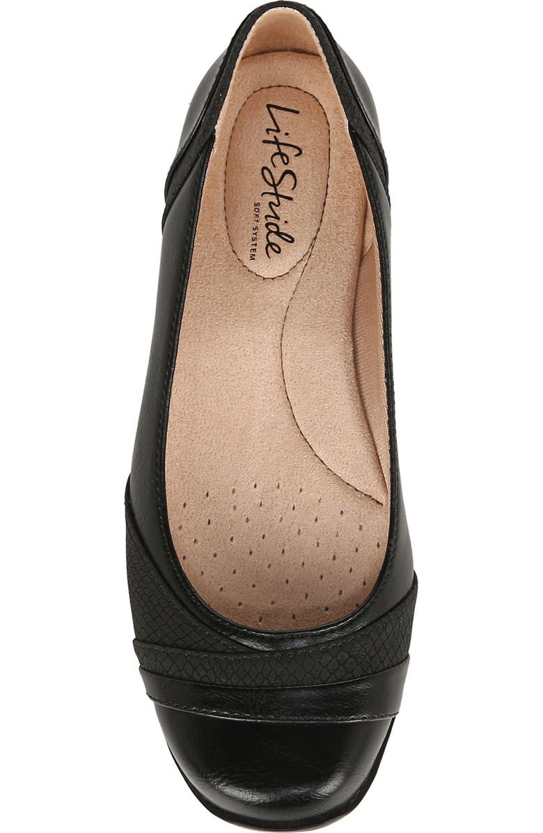 LifeStride Dig Snake Embossed Flat - Wide Width Available, Alternate, color,