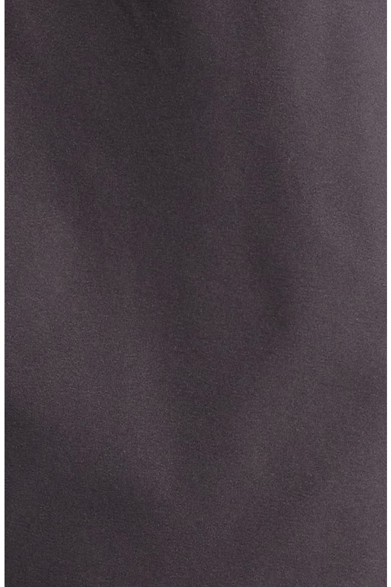 Solid Stretch Swim Trunks, Alternate, color, DARK GREY
