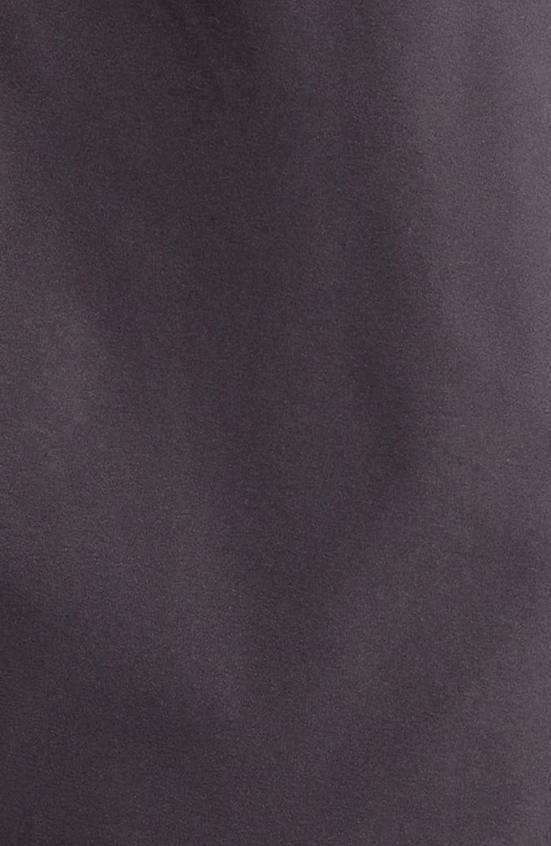 BOSS Solid Stretch Swim Trunks, Alternate, color, Dark Grey