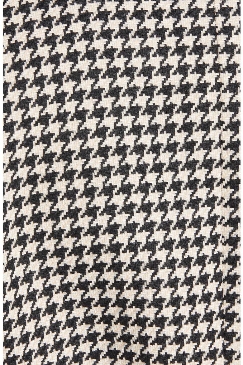 Women's Houndstooth Blazer, Alternate, color, BLACK IVORY