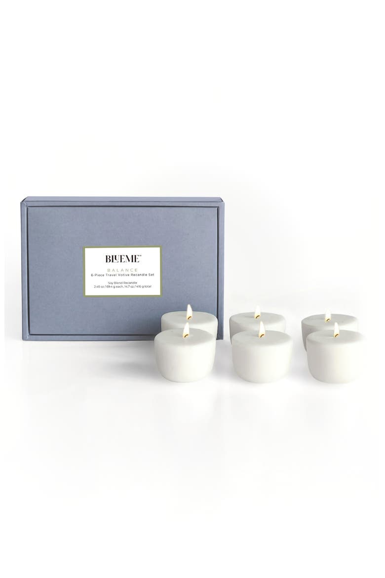 Balance 6-Piece Travel Votive Wax Refill Set, Main, color, NO COLOR