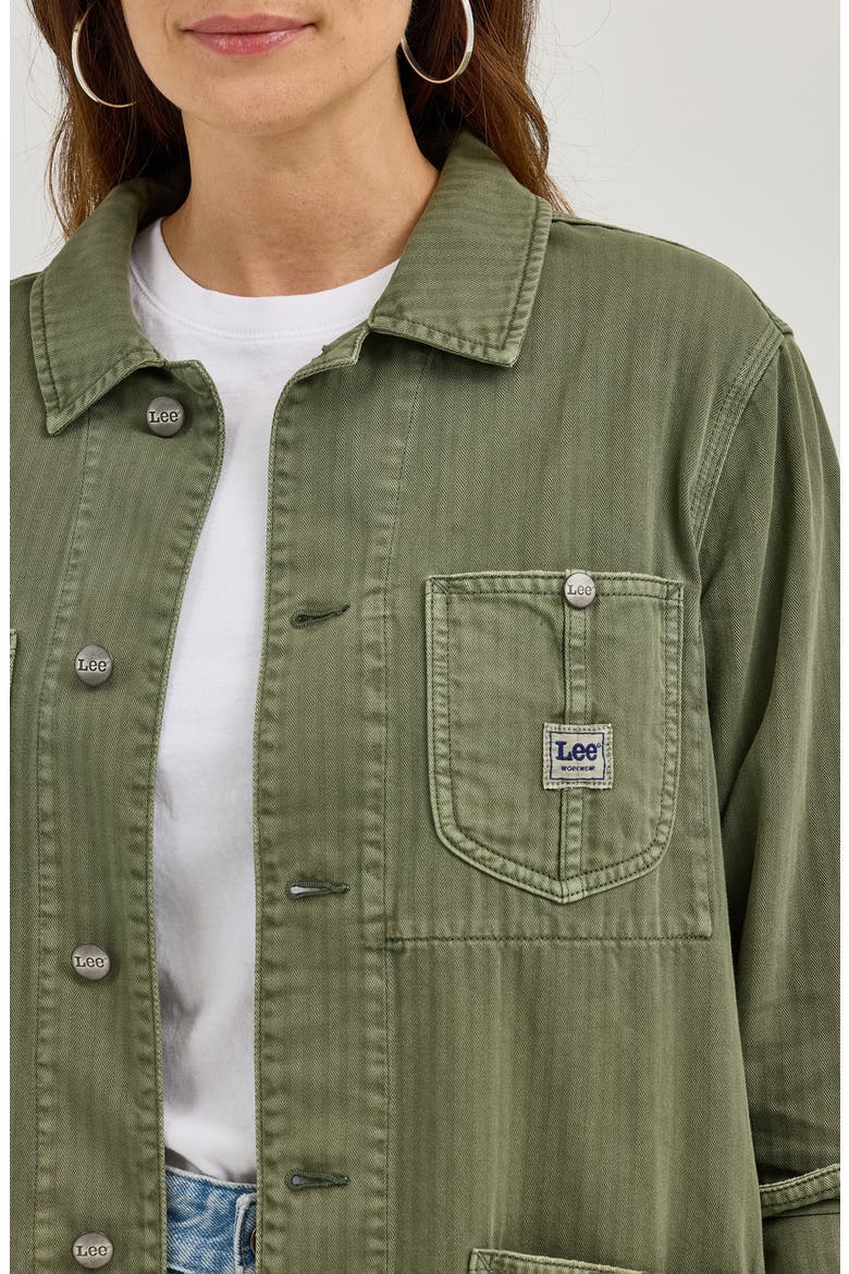 Chore Jacket, Alternate, color, MERCANTILE GREEN