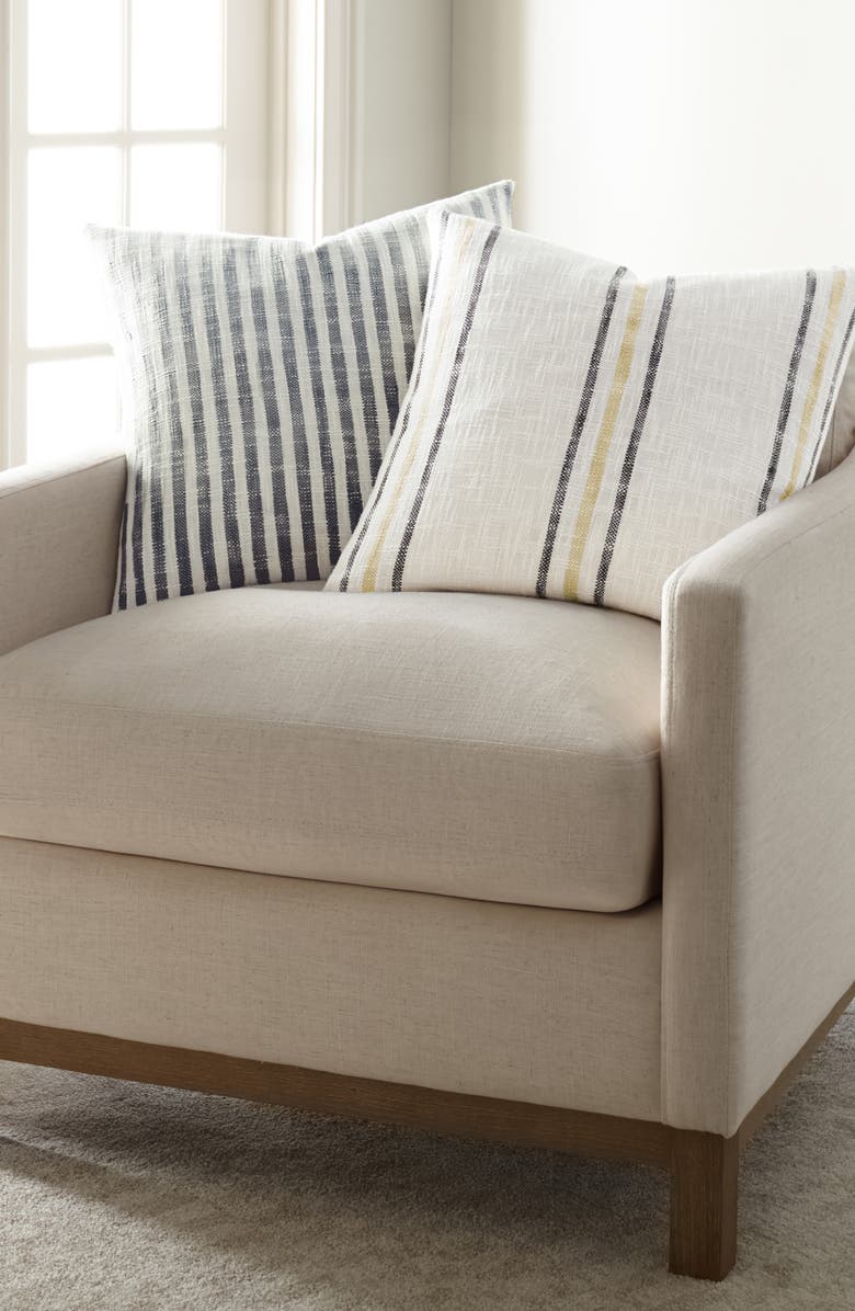 HOMESPUN Assorted 2-Pack Accent Pillows, Alternate, color, Charcoal/ Mustard