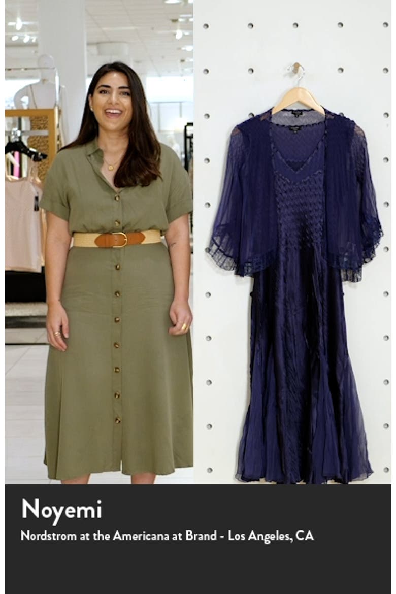 Charmeuse & Chiffon Midi Dress with Jacket video
