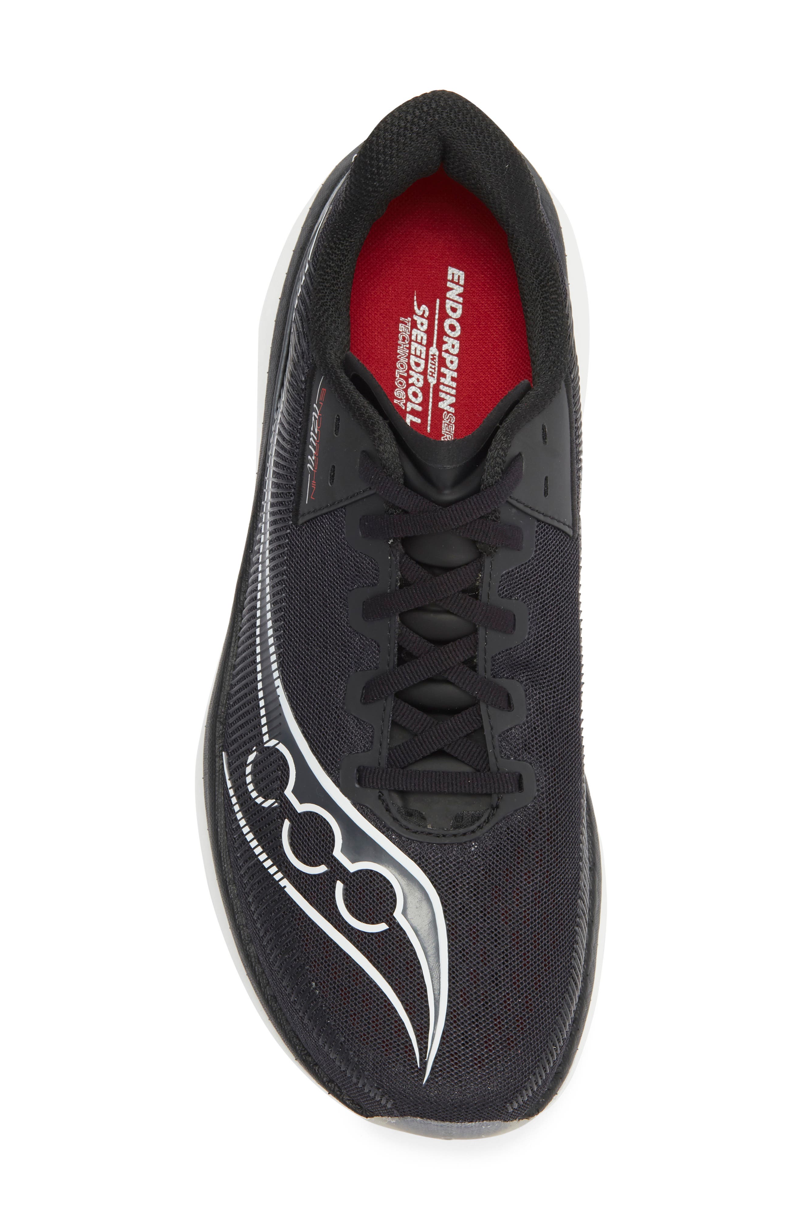 Saucony Endorphin Azura Running Shoe, Alternate, color, Black/ White