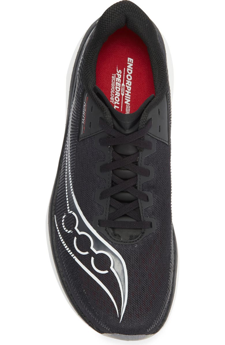 Saucony Endorphin Azura Running Shoe, Alternate, color, Black/ White