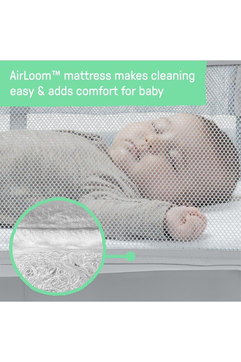 Dream & Grow Bedside Baby Bassinet, Alternate, color, Gray