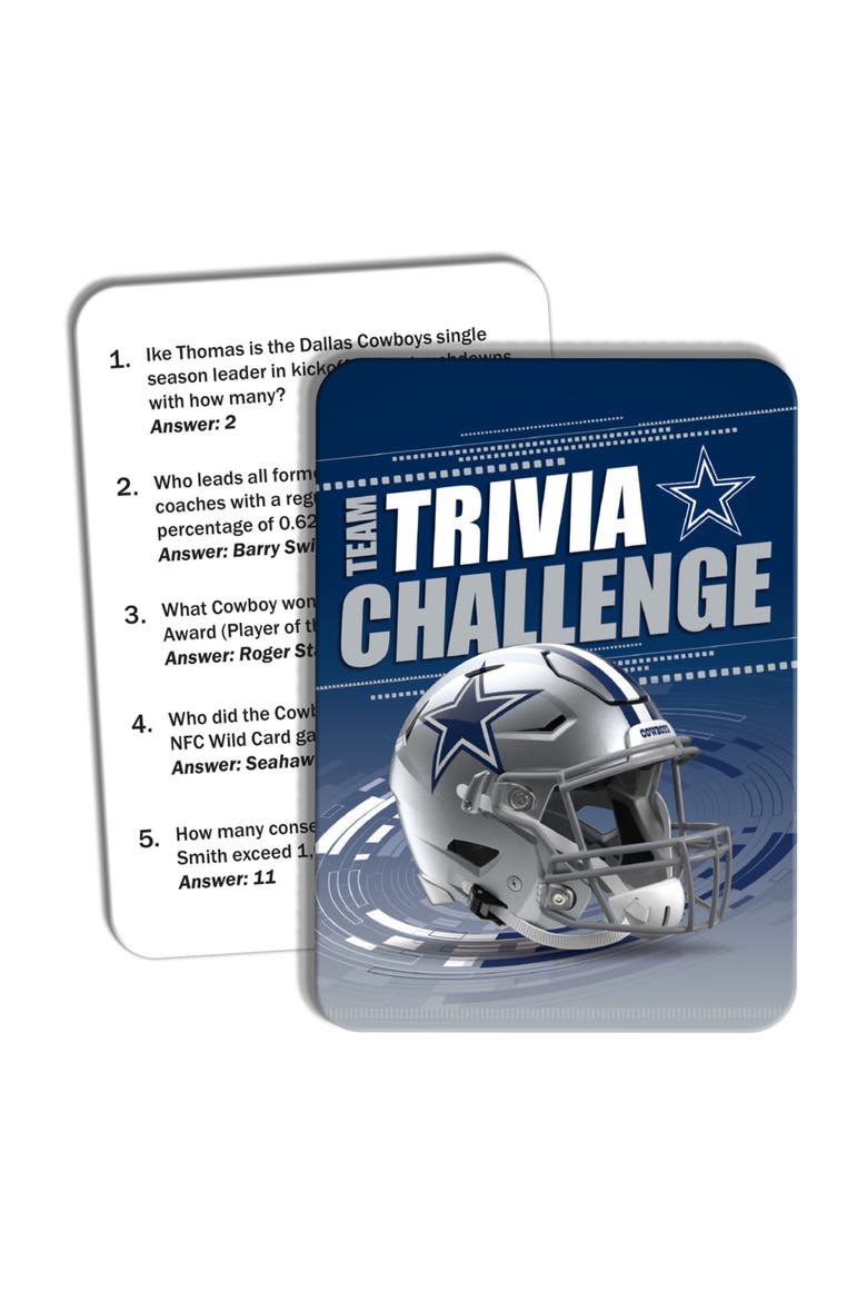 Dallas Cowboys Trivia Challenge, Alternate, color, Multicolor
