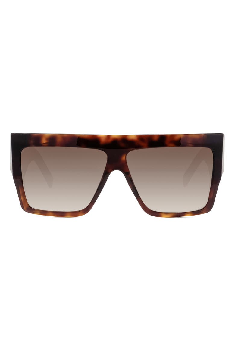 60mm Flat Top Sunglasses